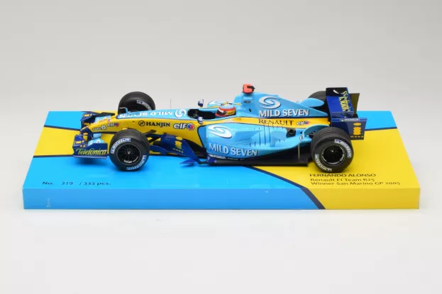Minichamps Renault F1 R25 Team Renault N 1 World Champion Winner San Marino Italy Gp 2005 Fernando Alonso 1:18 147050405